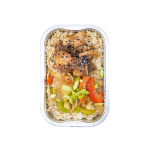Lunch Box with chicken Stirfry & brown rice