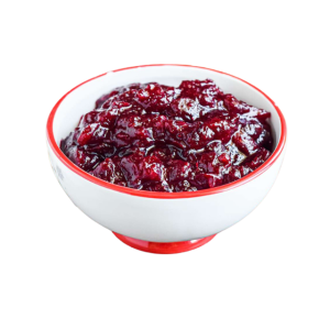 Image of Cranberry sauce without background