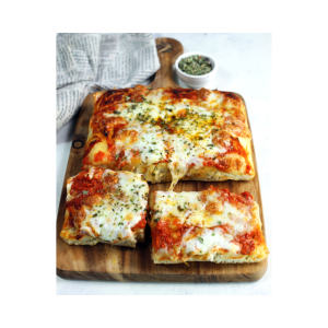 Tavola Culinary's special meal in a wooden tray which is placed on the top of white surface